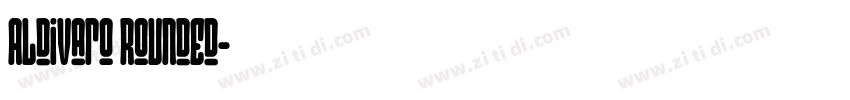 Aldivaro Rounded字体转换